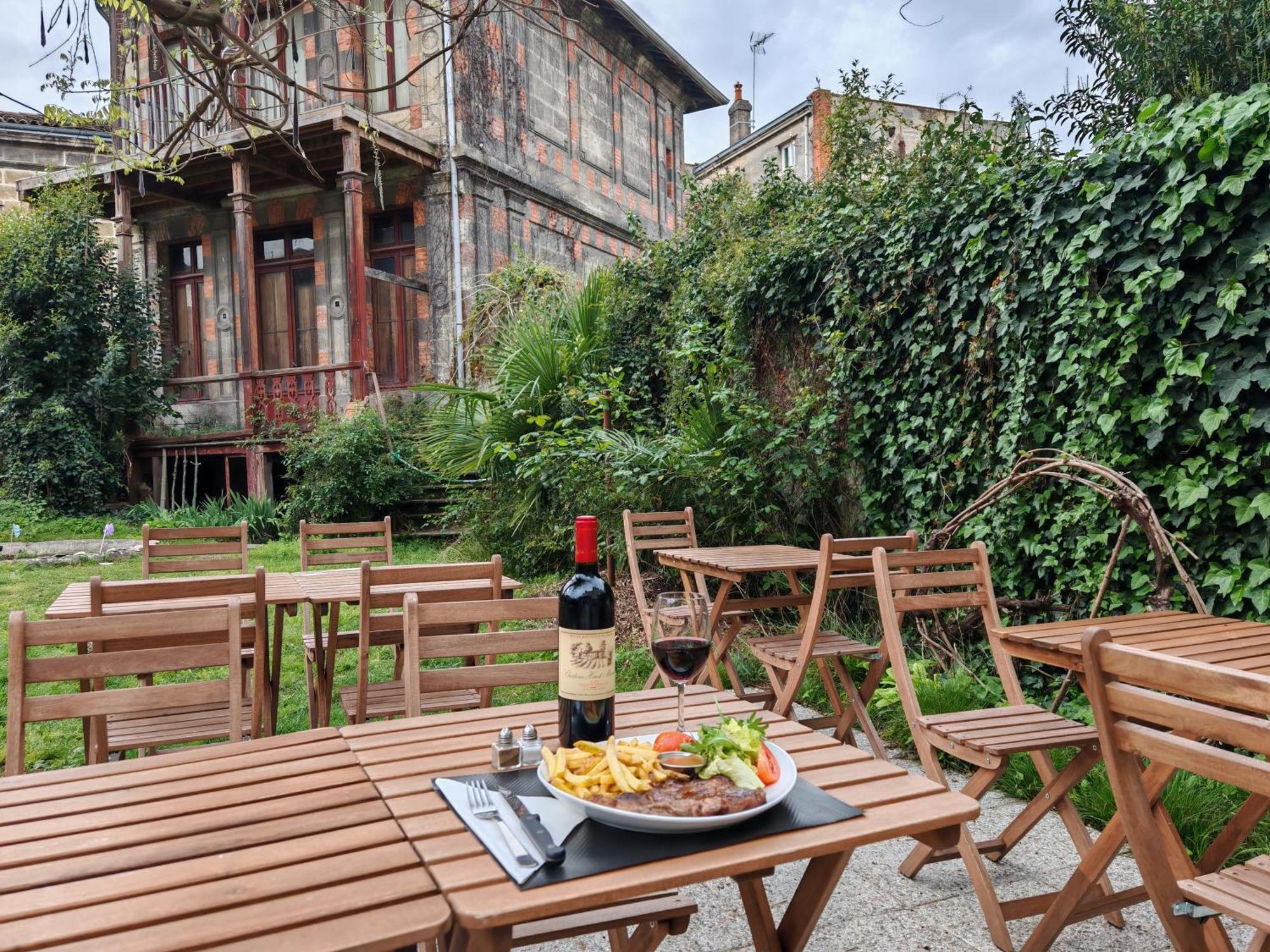 Bed and Breakfast Le Jardin Cafe Burdeos Exterior foto